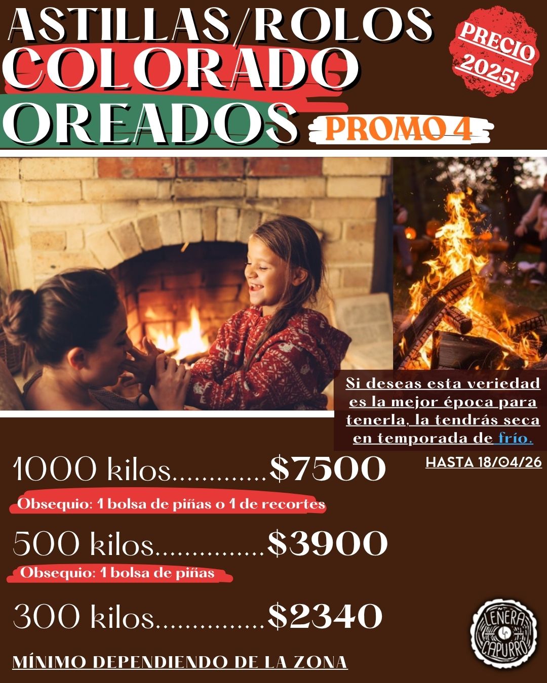 ASTILLA COLORADA OREADA